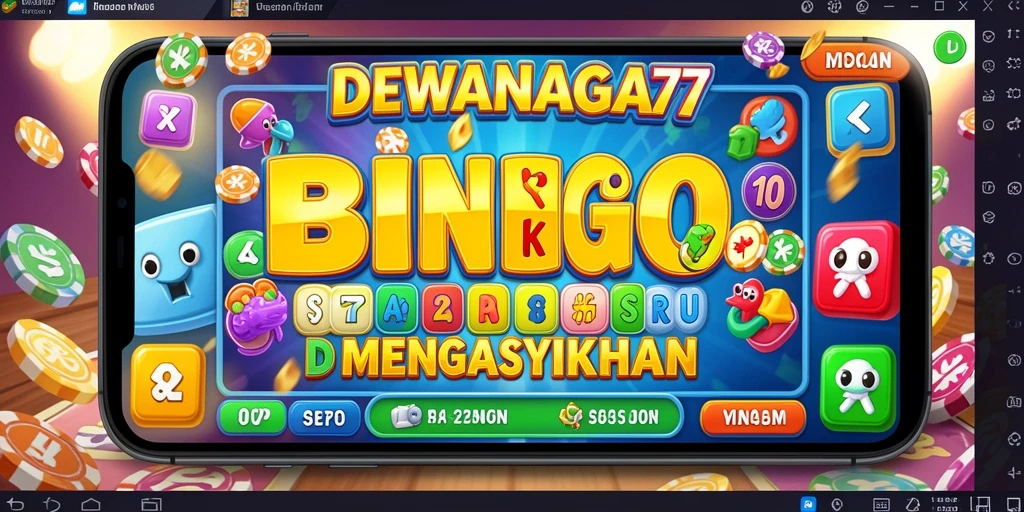 Gameplay seru dari DEWANAGA77 dengan angka Bingo yang menantang.