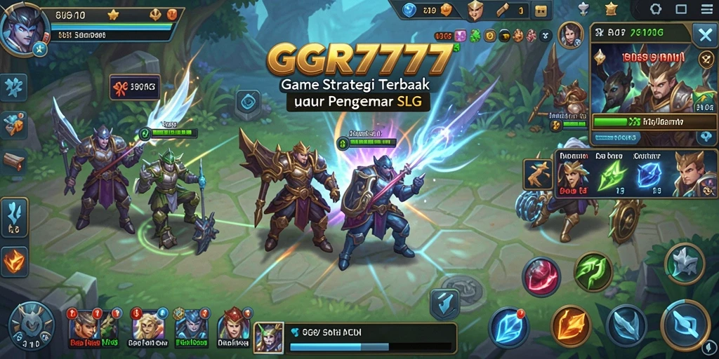 Tampilan gameplay mendebarkan GGR7777 dengan strategi SLG yang intens.