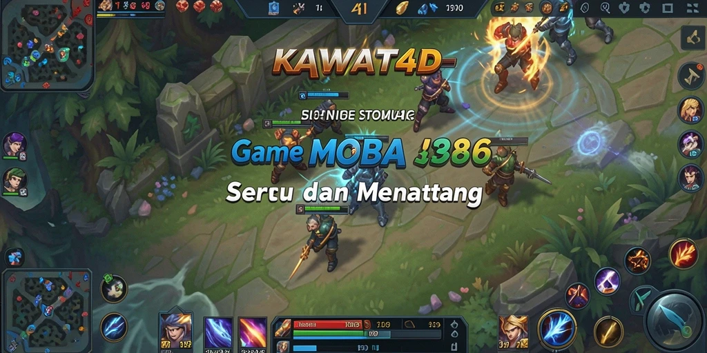 Tampilan gameplay KAWAT4D yang seru dan menantang.