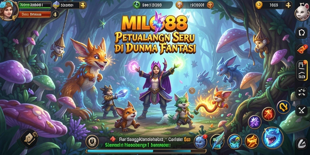 Tampilan gameplay seru di MILO88 yang penuh dengan petualangan.