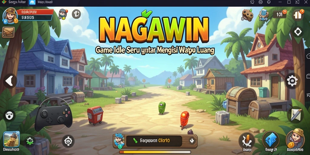 Screenshot gameplay NAGAWIN menampilkan aksi dan fitur menarik dari game Idle.