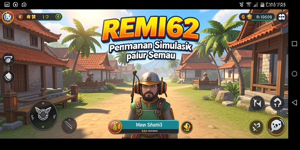 Tampilan gameplay <strong>REMI62</strong> yang menarik dan interaktif.