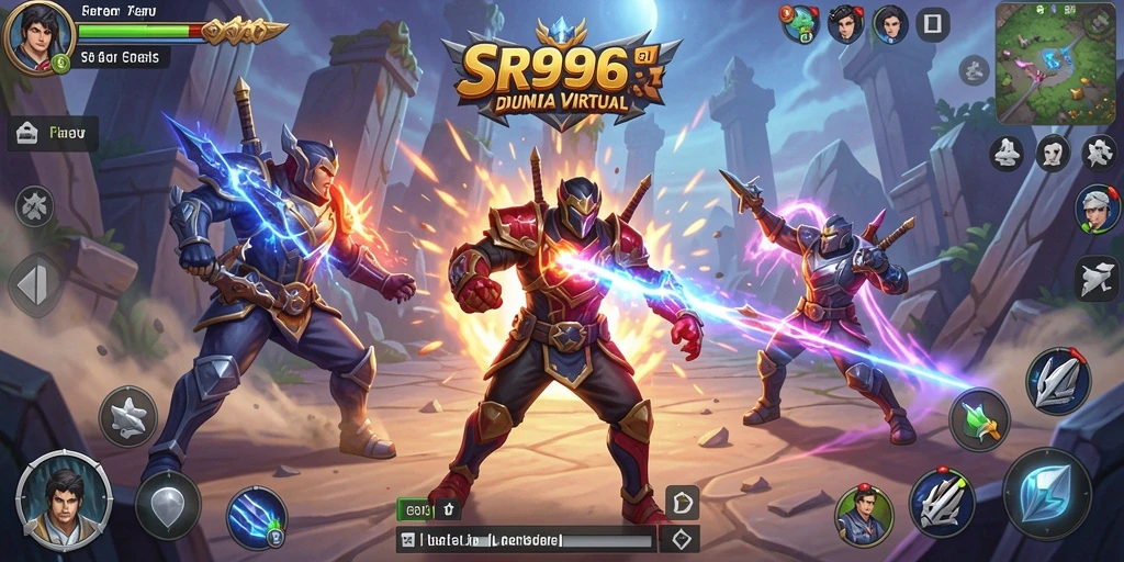 Tampilan mendebarkan dari pertarungan epic di SR996.